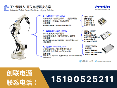 溧阳-工业机器人-开关电源解决方案